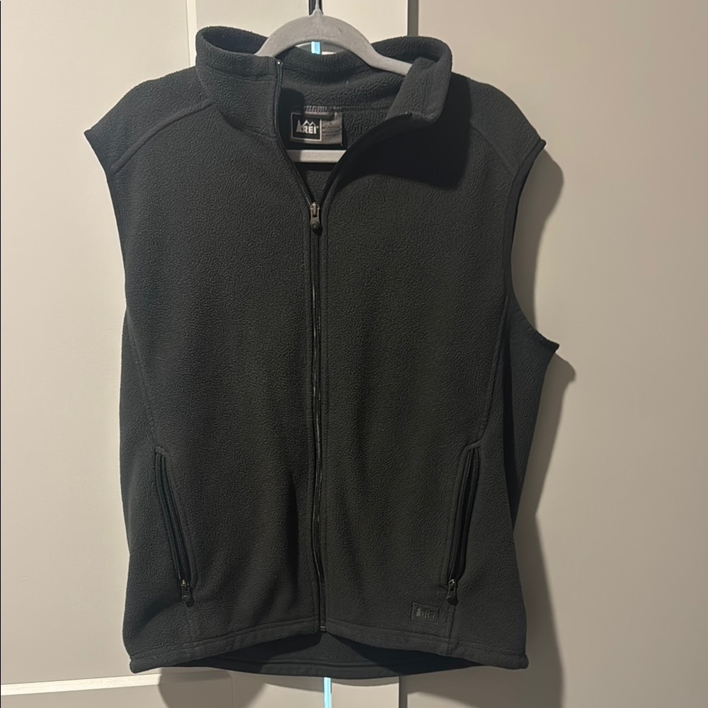 REI Charcoal Fleece Vest